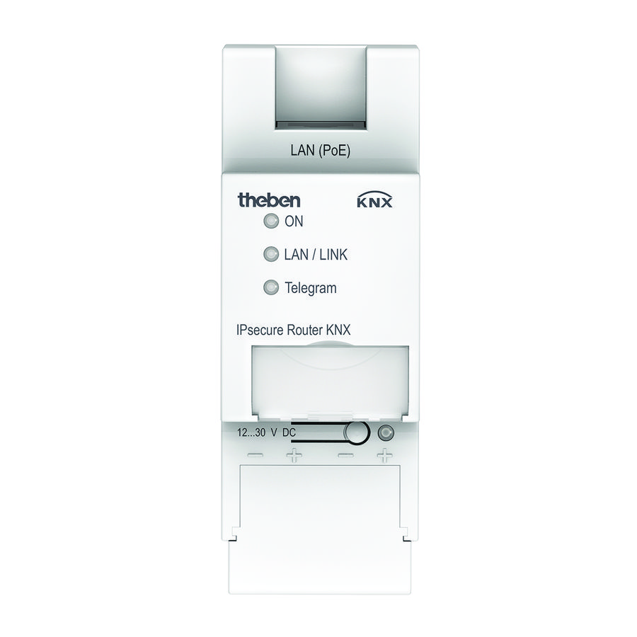 Router/interface/lijnkoppelaar IP en KNX KNX IP Secure