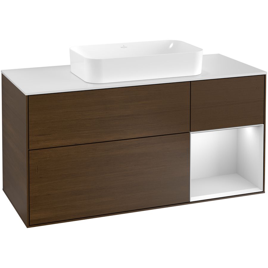 Wastafelonderkast Finion 1200x603x501mm W.Veneer G301MTGN