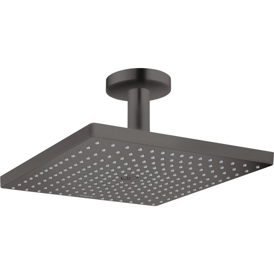 Hoofddouche 300 1 straalsoort EcoSmart plafond Brushed Black Chrome Raindance E