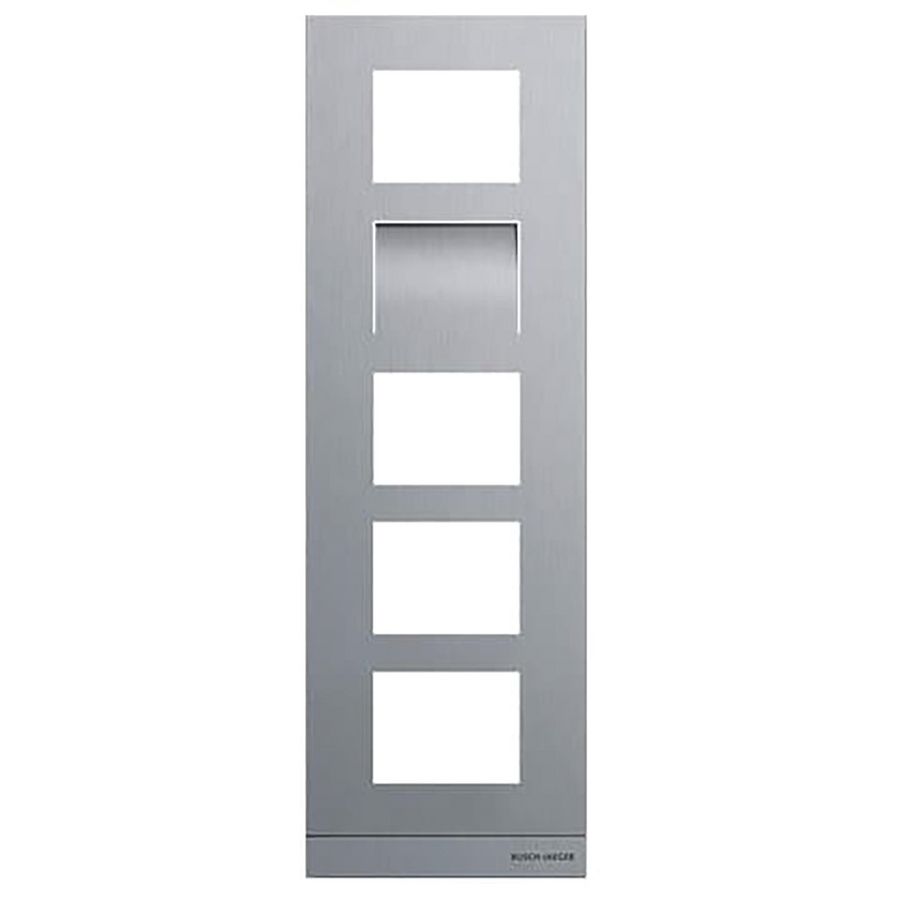 Welcome IP kader video buitenpost maat 1/5 aluminium (41385CF-A-03)
