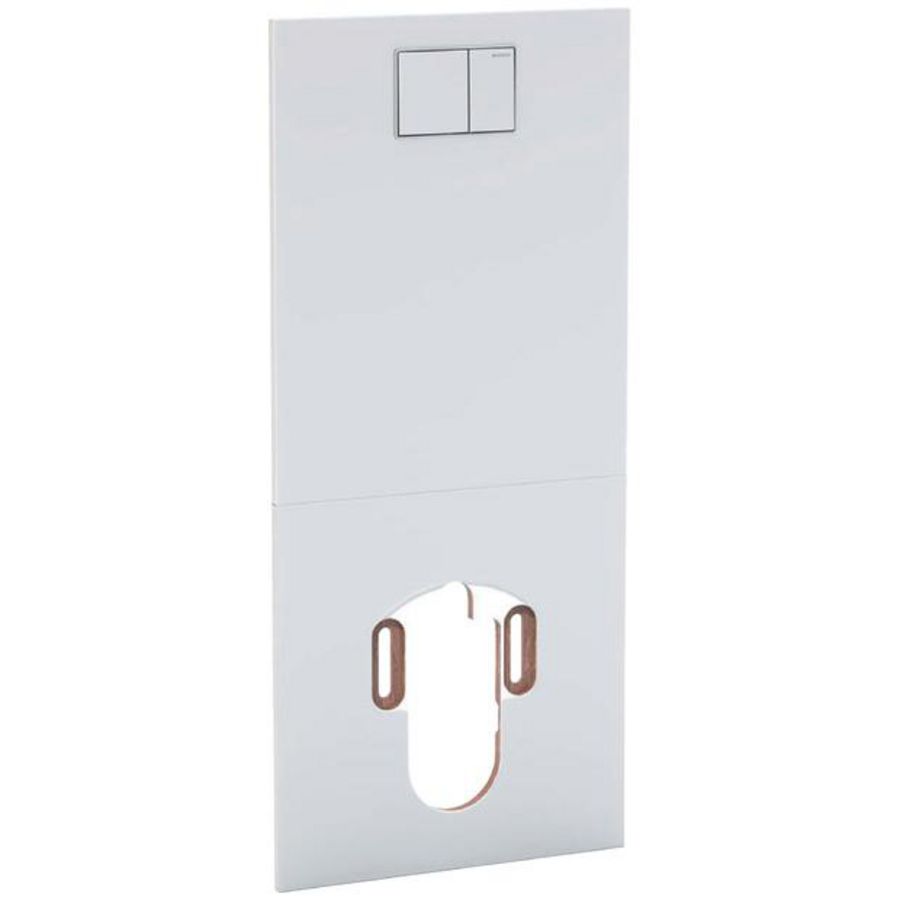 Design afdekplaat v. AquaClean closetsysteem wit glas