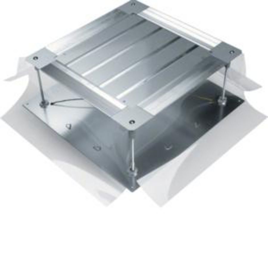 Universele vloerdoos bodempl. grootte 2 428x428x(165-215)mm