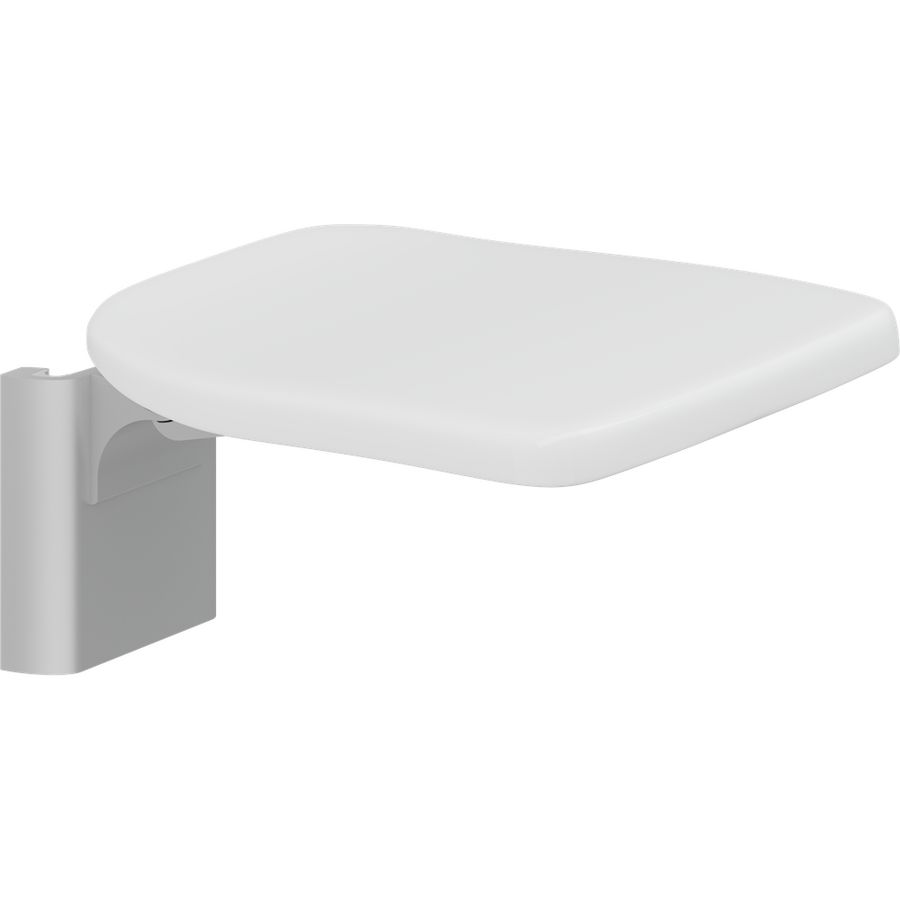 Opklapbaar zitje verstelbaar wandrail 320mm PLUS wit