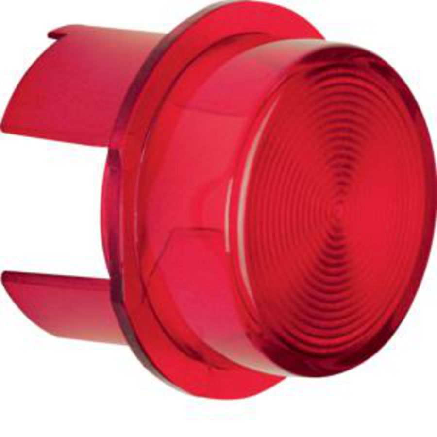 Lens v imp.dr./lichtsignaalelement E10 rood transp.