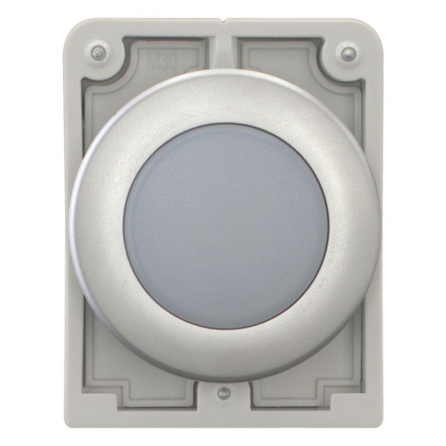 Signaallamp 30mm vlak wit
