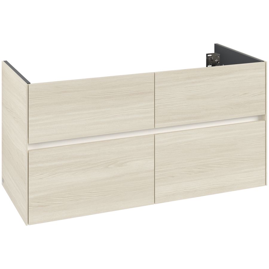 Wastafelonderkast Collaro 1196x603x498mm White Oak C140B0AA