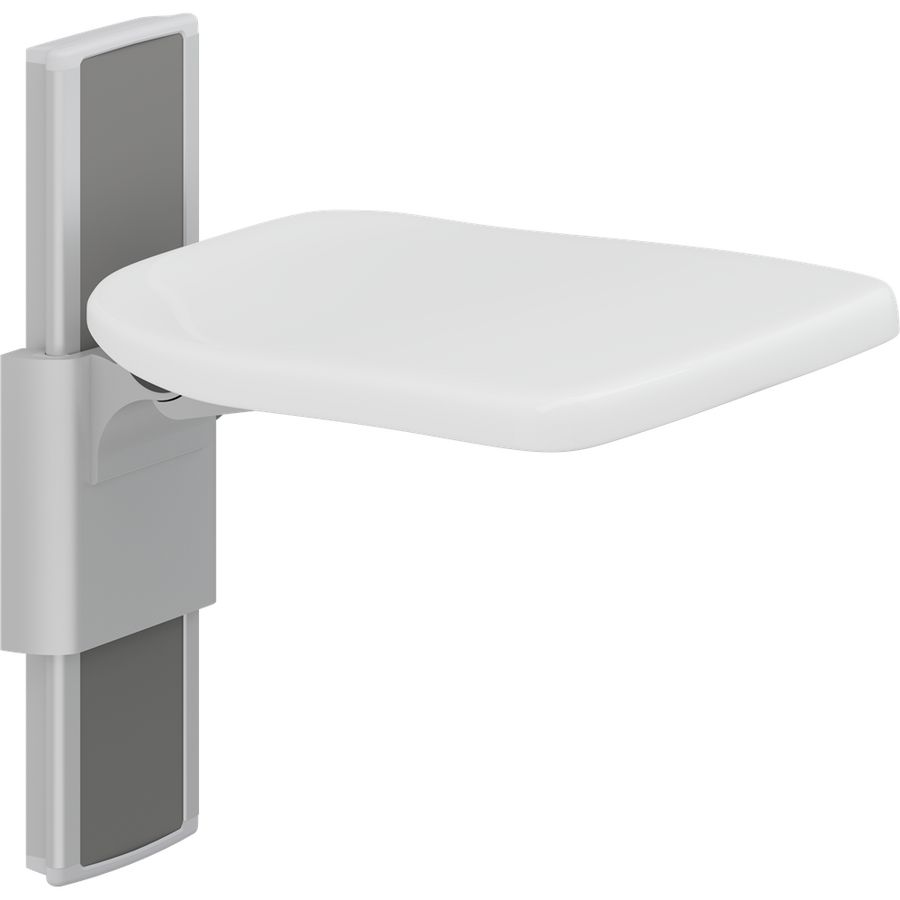 Opklapbaar zitje verstelbaar wandm. 320mm PLUS wit