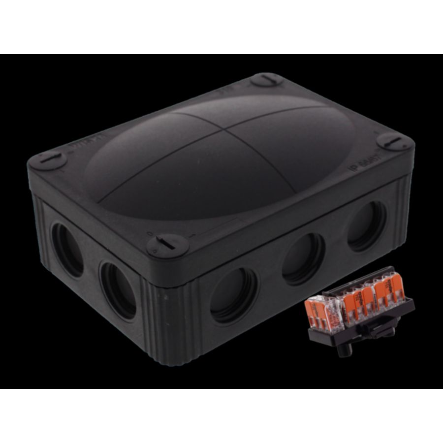 Kabeldoos combi 310 / 3-221-413 zwart VVE=5