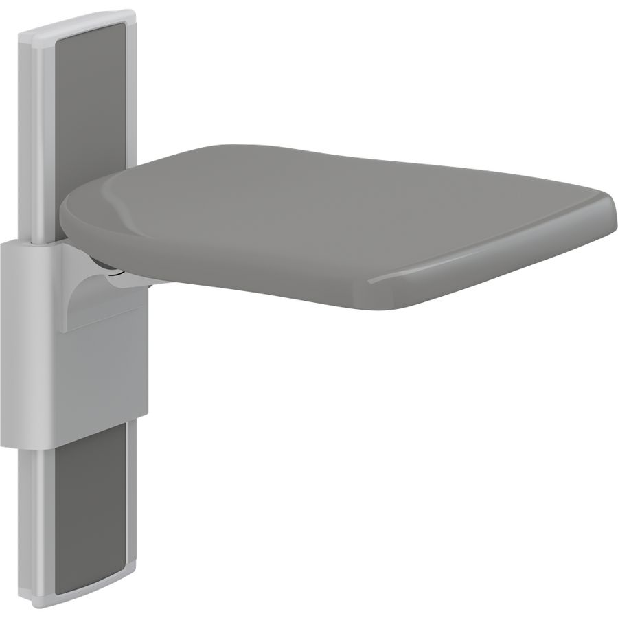 Opklapbaar zitje verstelbaar wandm. 320mm PLUS antraciet