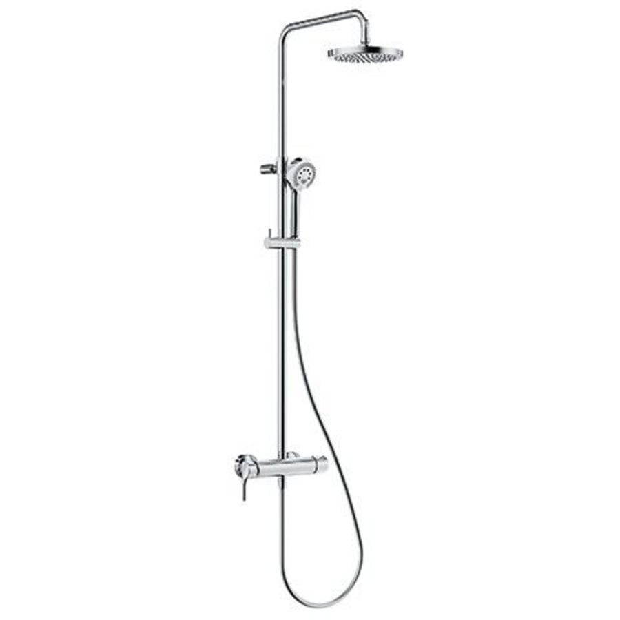 Logo 3s dual shower system eengrps chroom