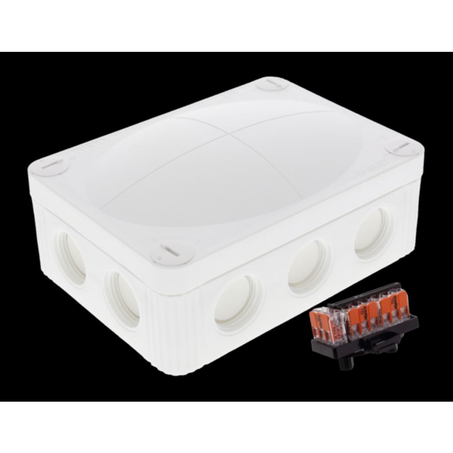Kabeldoos combi 310 / 3-221-413 wit VVE=5