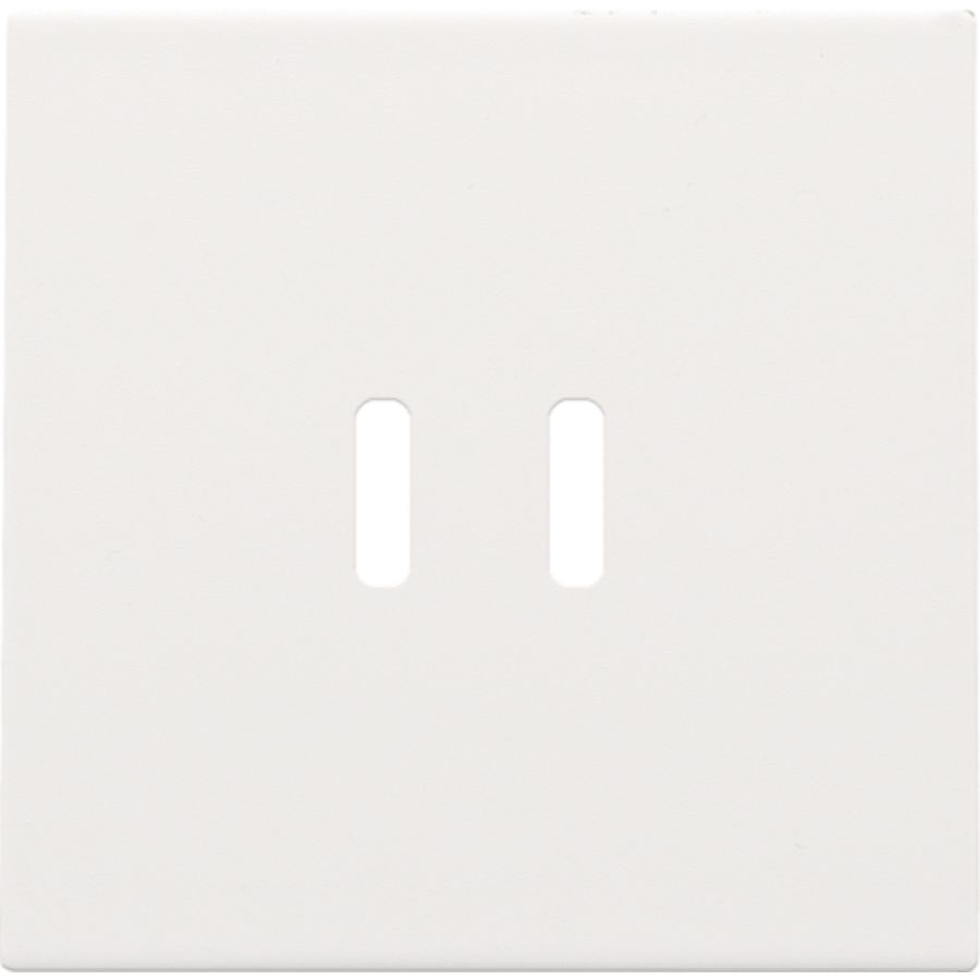 Afwerkingsset dubbele smart USB-C-lader white coated