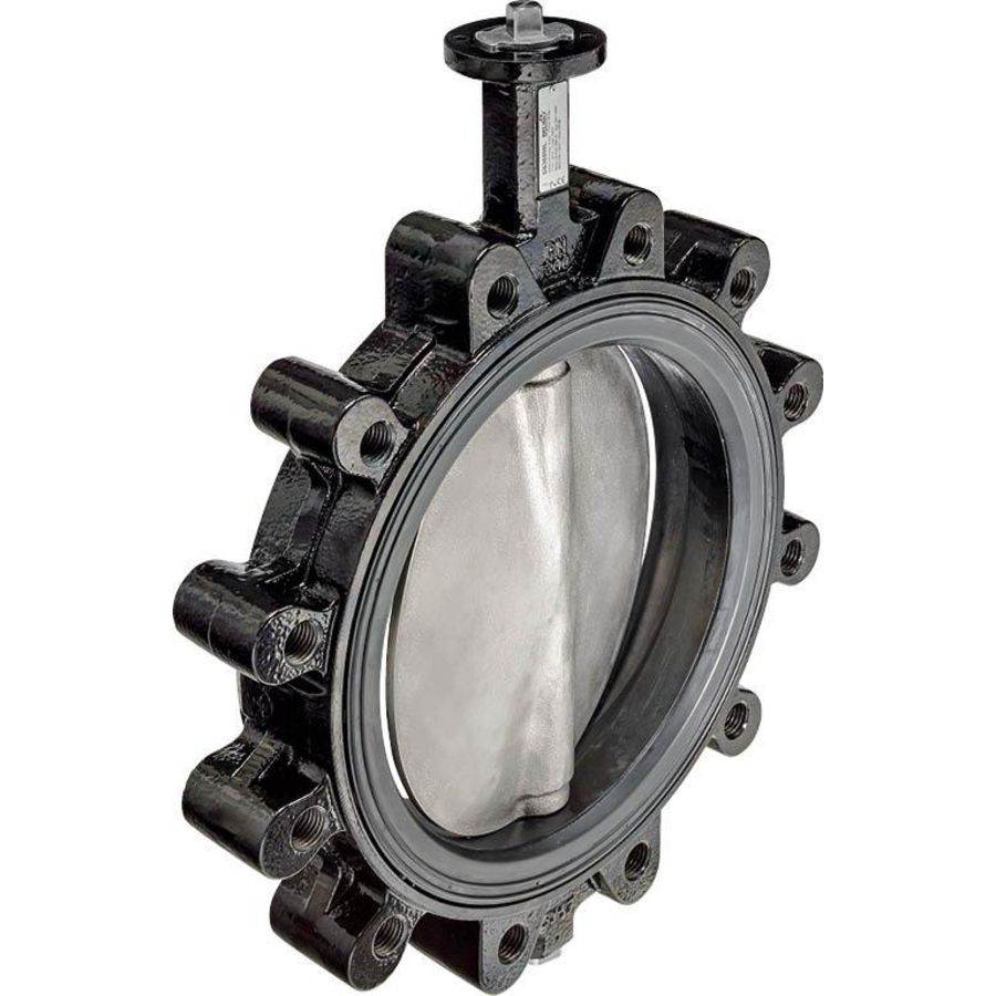 Vlinderklep 2-weg DN300 PN16 draadogen (LUG type)