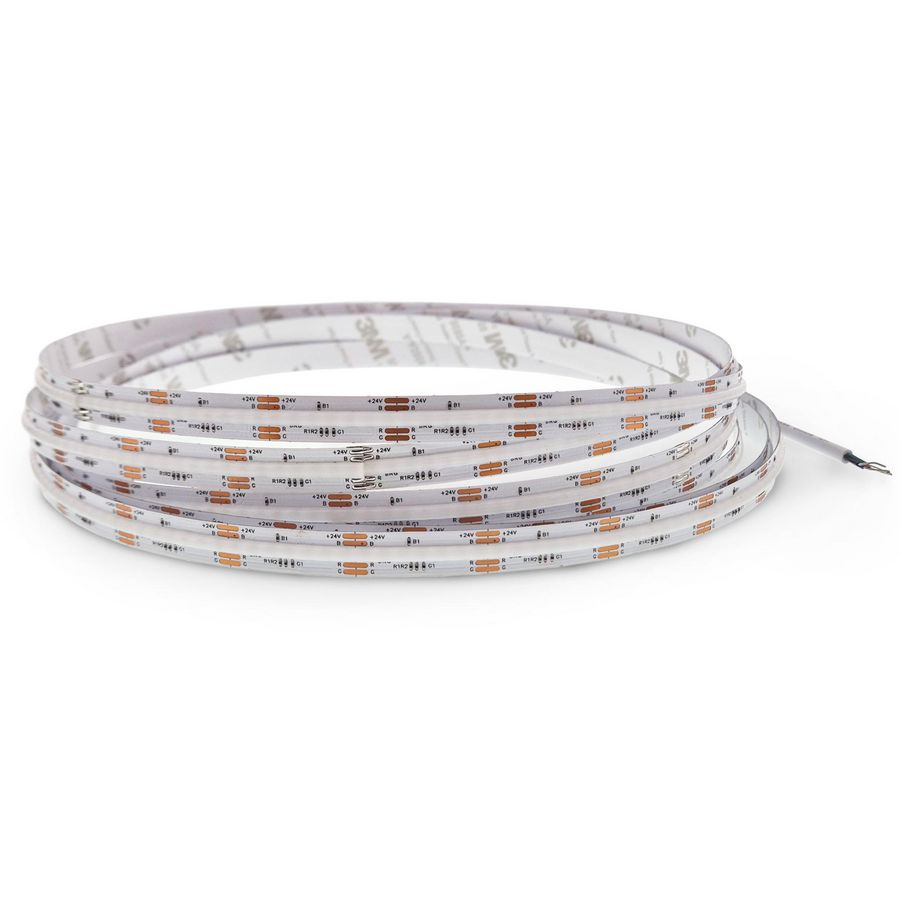 Haspel a 5m. Ledstrip COB RGB IP20 24V 15W/m1 PCB 10mm