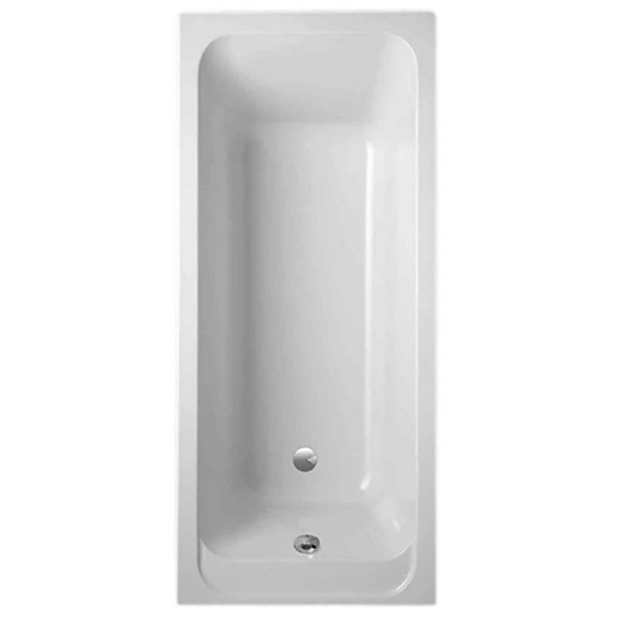 Architectura Solo ligbad 140x70cm wit excl. poten