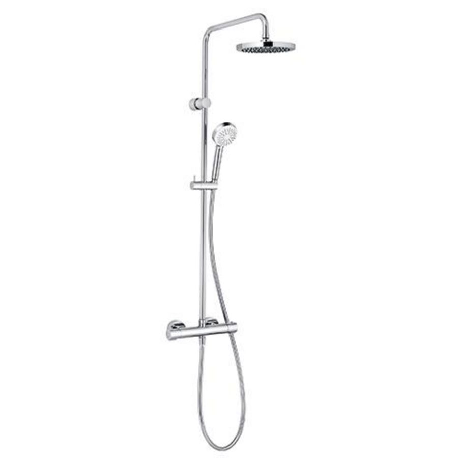 Logo 1s dual shower system basic chroom