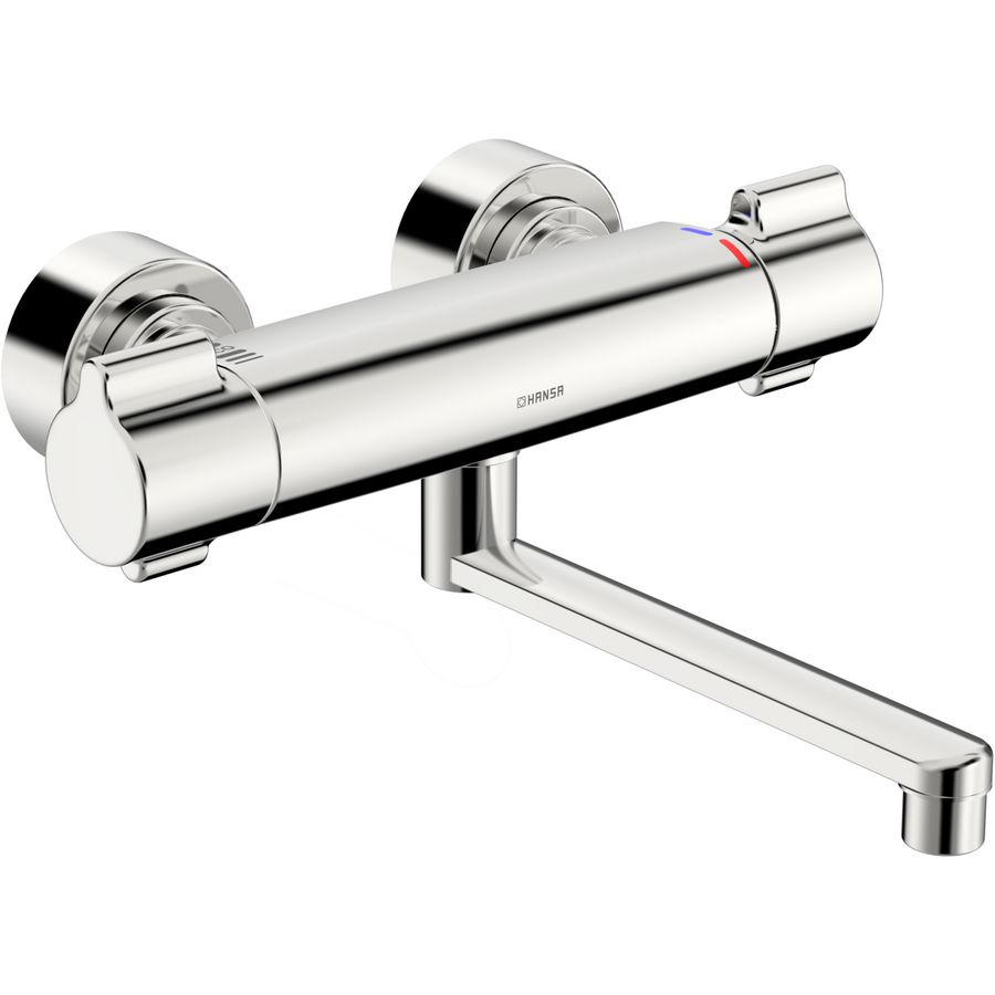 Therm. wandmengkraan draaibare uitloop spr.285 HANSACLINICA
