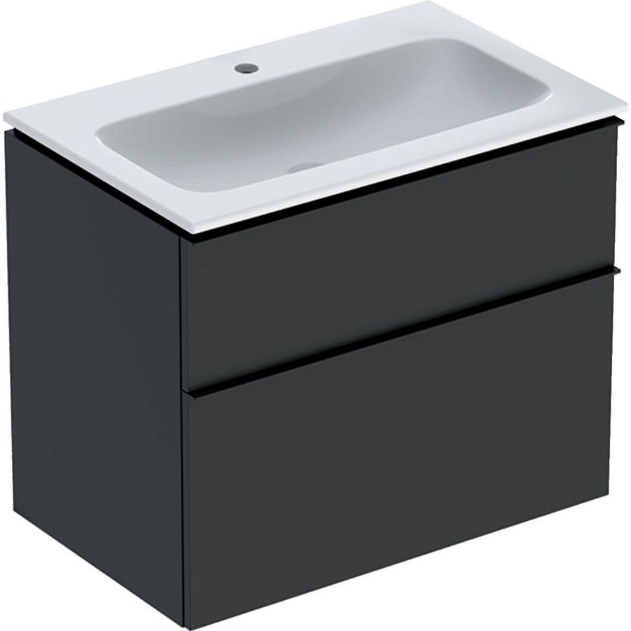 iCon set slim rim wt 75 met onderkast 2 laden lava mat