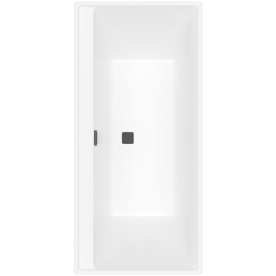 Ligbad Collaro inbouw Black Matt 160x75cm UBA160COR2NV-RW