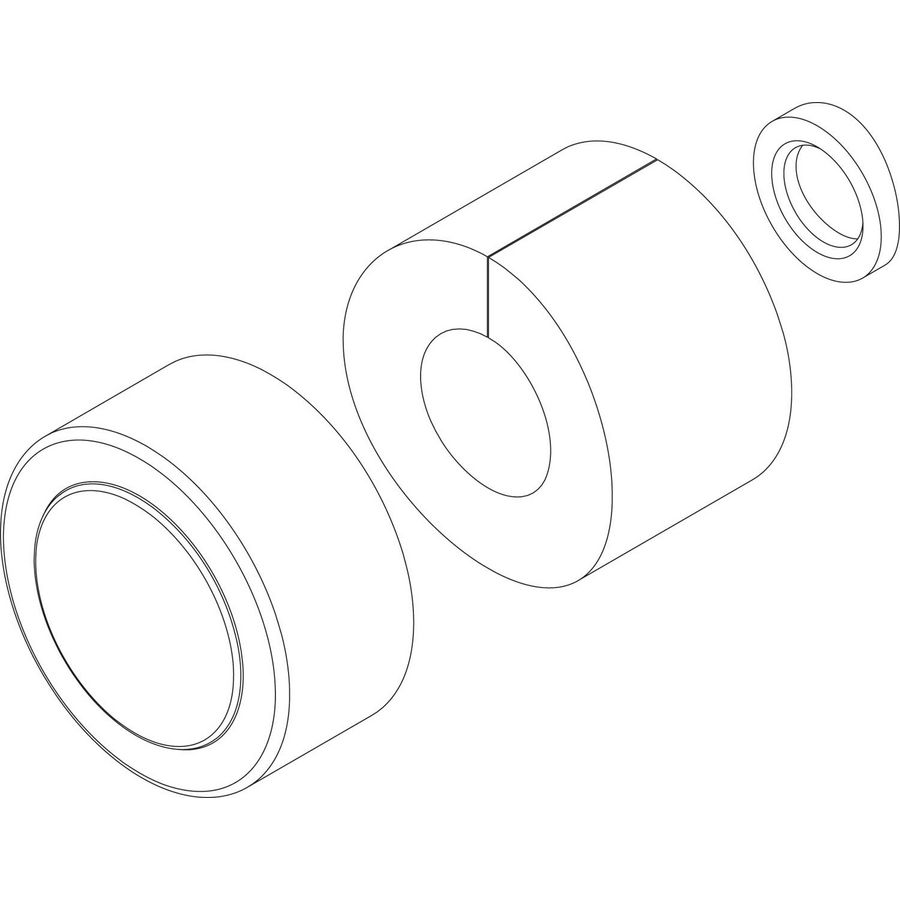 Afdekking Elektrisch verwarming mouw wit 8735100311