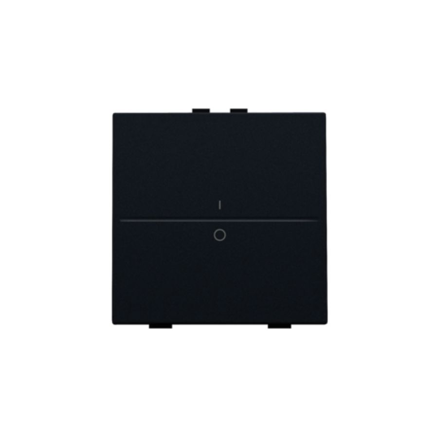 Enkelv. toets opdruk "I" en "0" RF schakelaar/knop black