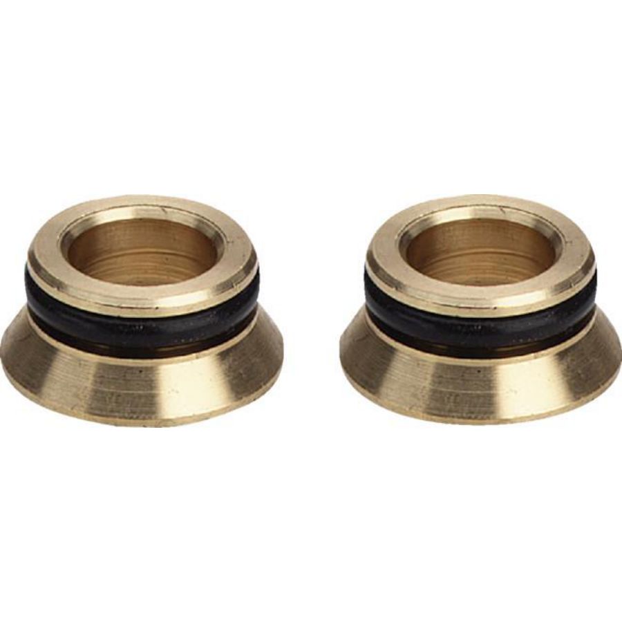 Adapterset 18 messing/blank