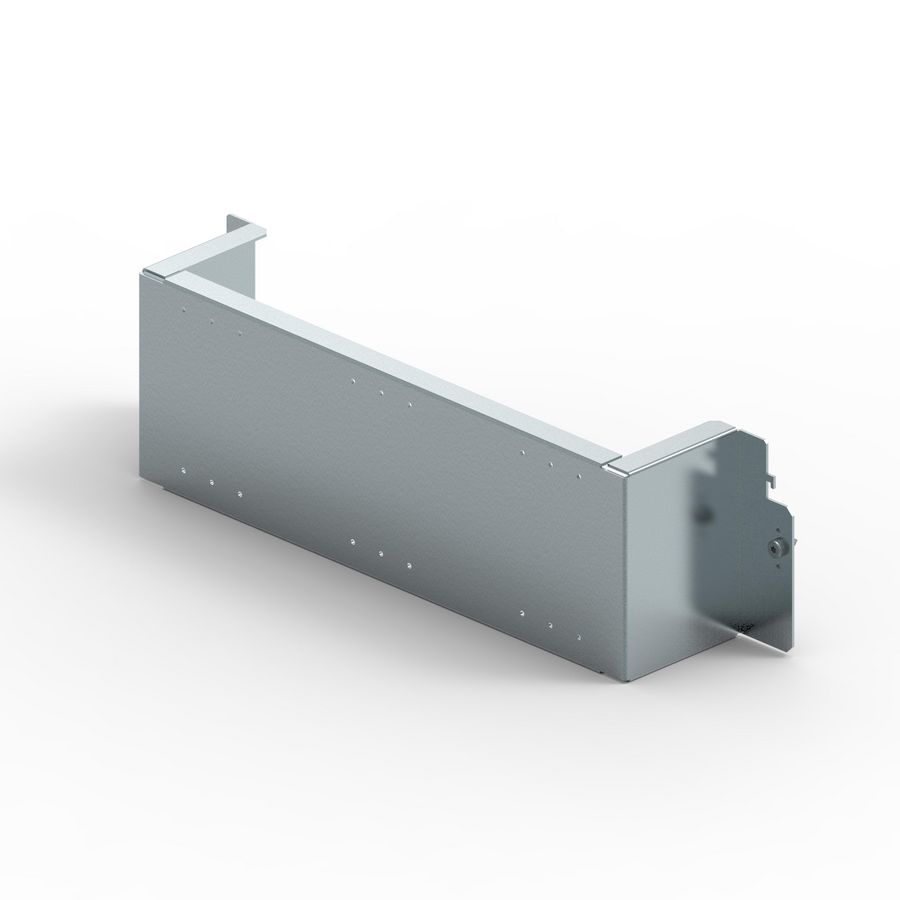 Bevestigingsplaat DPX3 125 HP 4-polig 24 modulen verticaal
