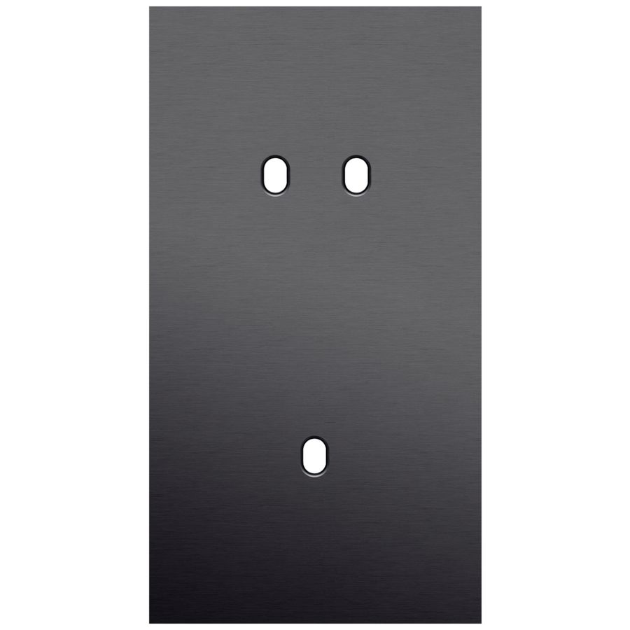 Tweevoudige afdekpl. verticaal 71mm centerafstand een tweevo