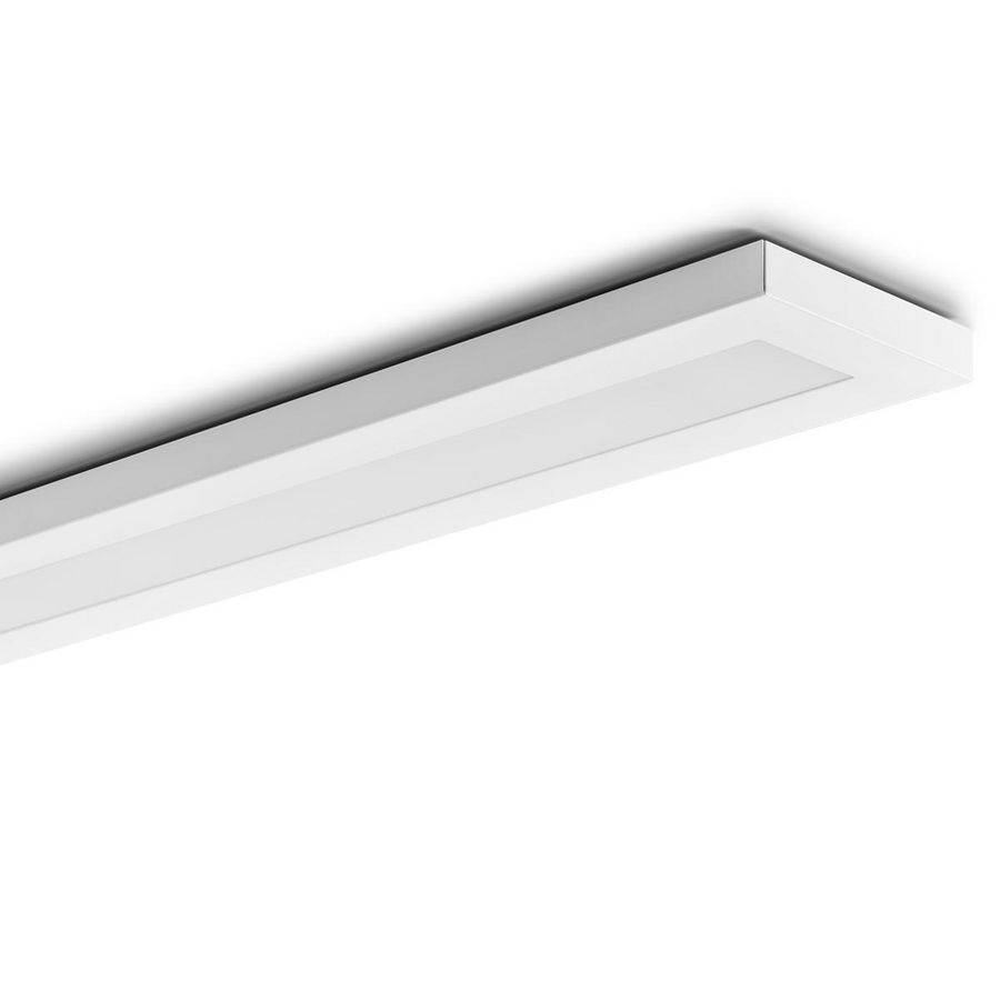 LED-Opbouwarmatuur 4000K 20W statisch Opaalwitte diffuser