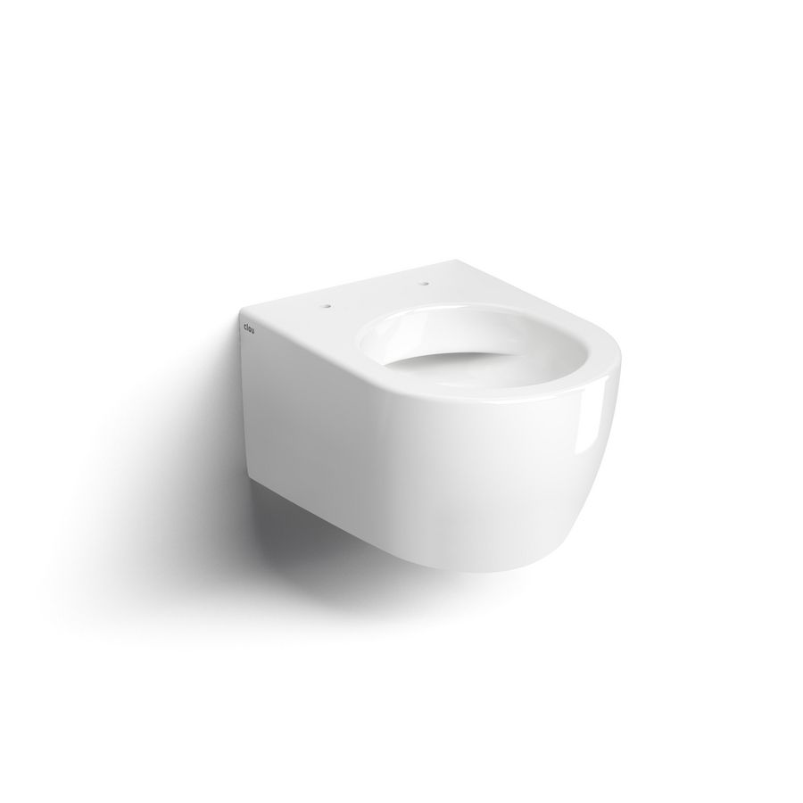 Wandcloset NEW HAMMOCK 490mm compact glans wit randloos (excl. zitting)