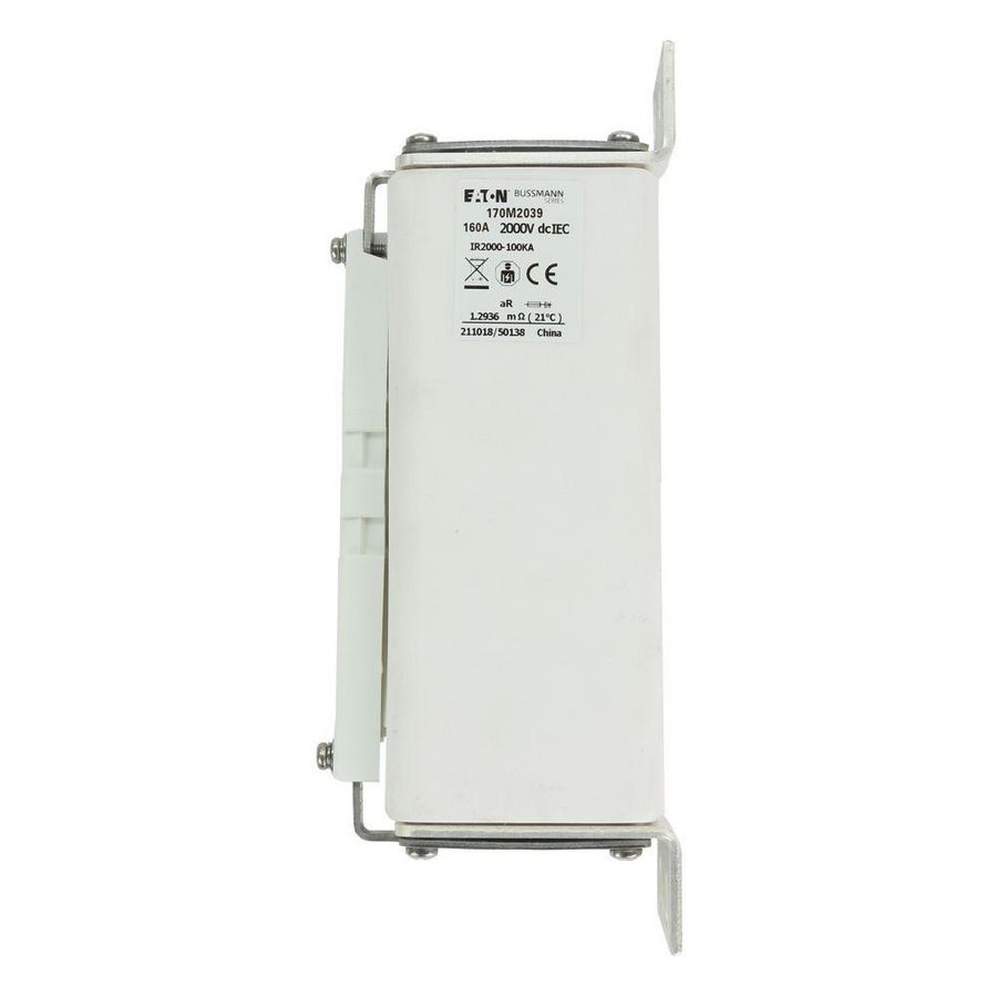 Zekering hoge snelheid 160A DC 2000V 100kA 65x89x213mm a