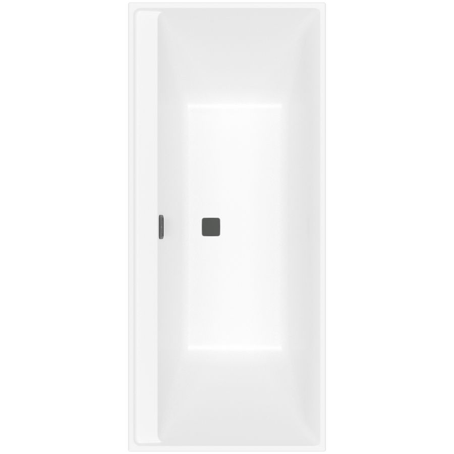 Ligbad Collaro inbouw Black Matt 170x75cm UBA170COR2NV-RW