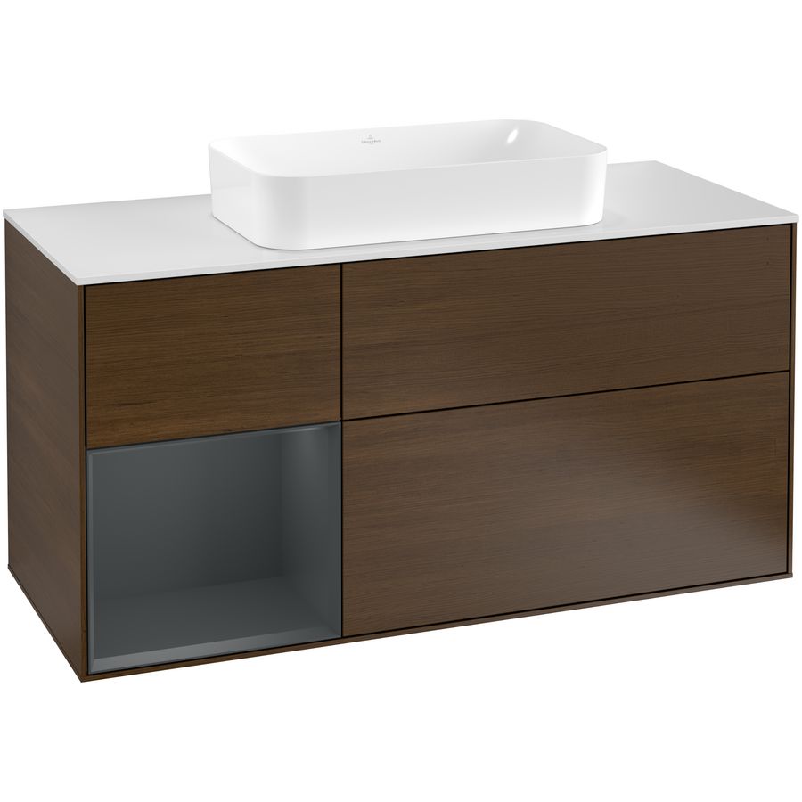 Wastafelonderkast Finion 1200x603x501mm W.Veneer G291HGGN