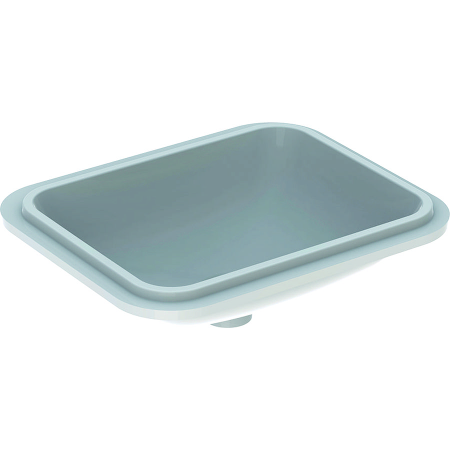 VariForm onderbouwwastafel rechthoekig 45x44cm zonder overloop KeraTect/wit