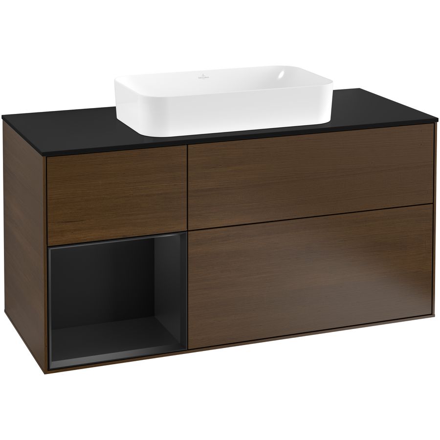 Wastafelonderkast Finion 1200x603x501mm W.Veneer G292PDGN