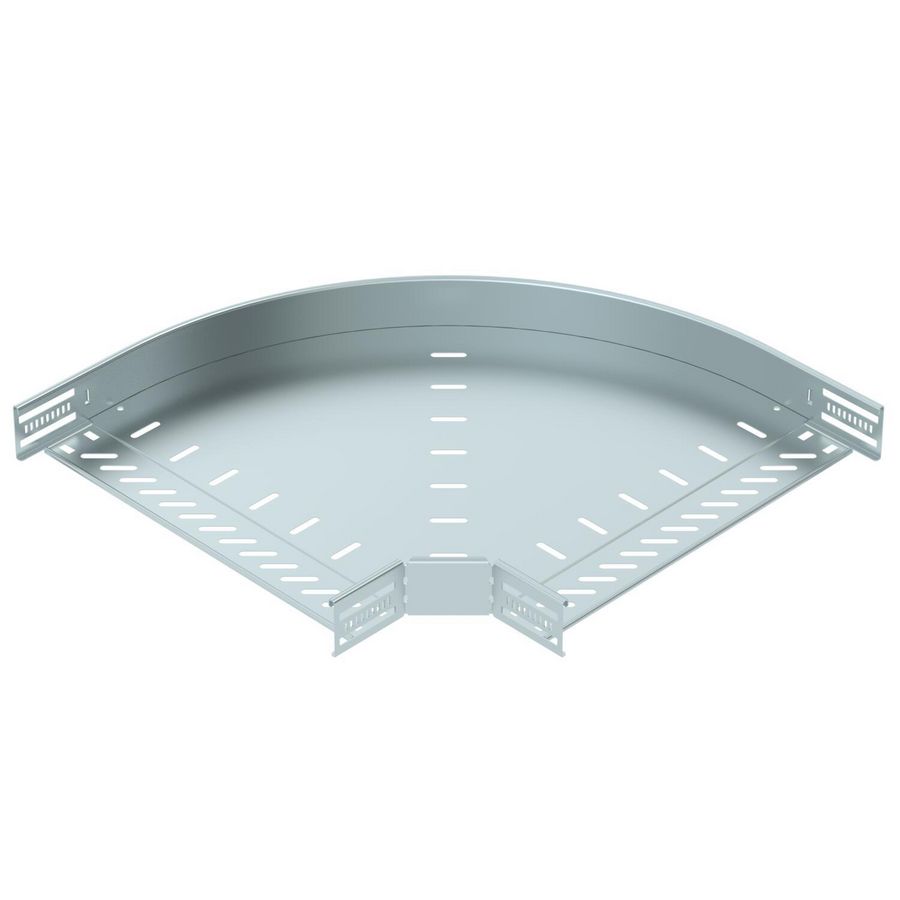 Bocht kabelgoot 90gr 60x400 staal CO2-arm