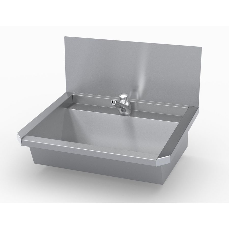 Wasgoot 3 60cm met 1 zelfsluitende kraan (L3P)