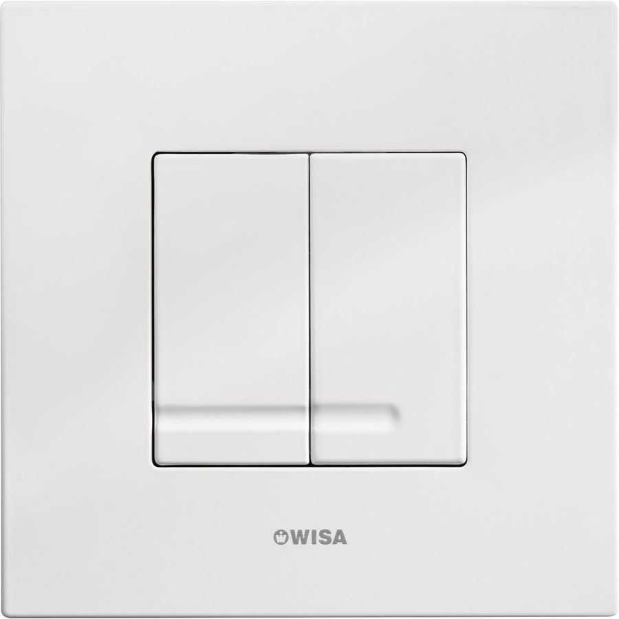 Bedieningspaneel XS/XF DELOS DF dual flush 2-toets kunststof wit