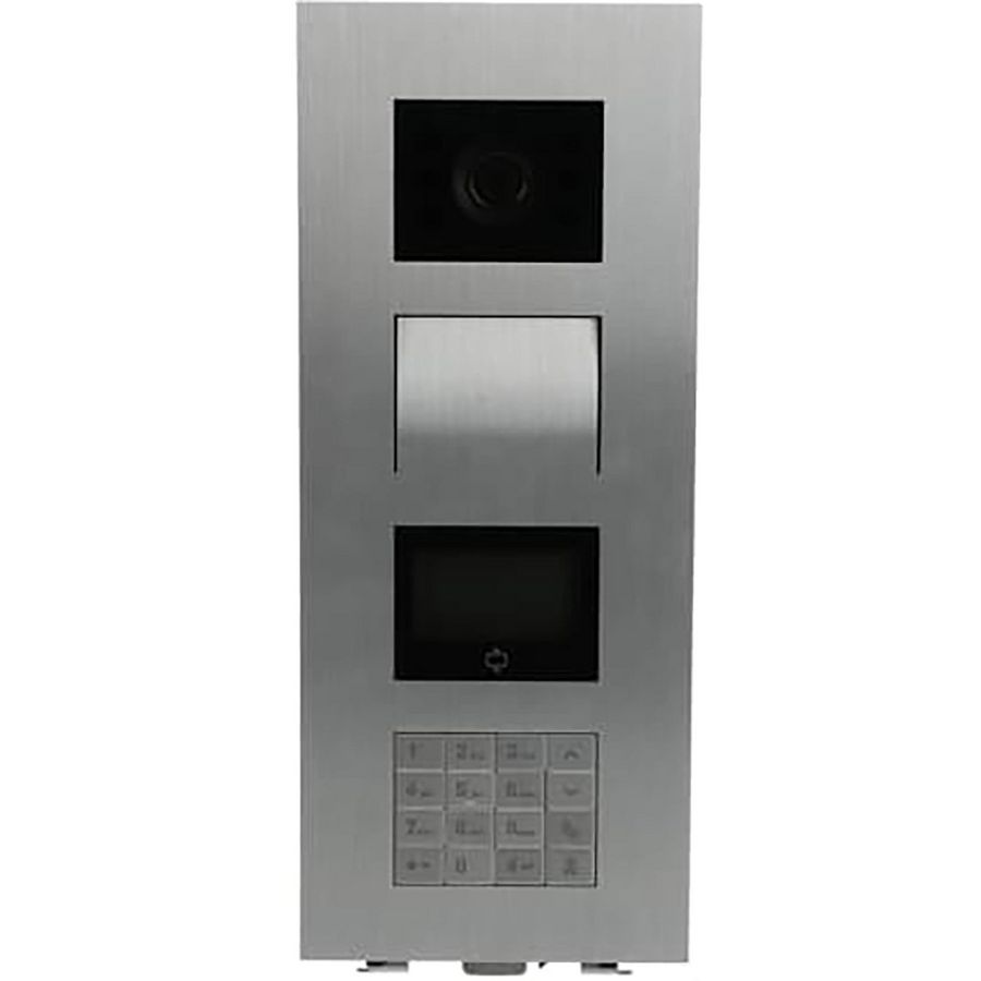 Welcome video buitenpost keypad en ID kaartlezer aluminium (M21381K-A)