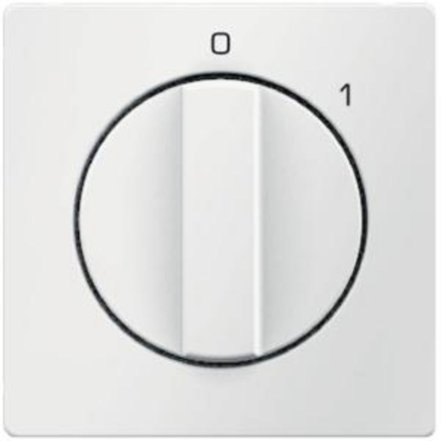 Afdek. v draaischakelaar berker Q.1/Q.3/Q.7 polarwit