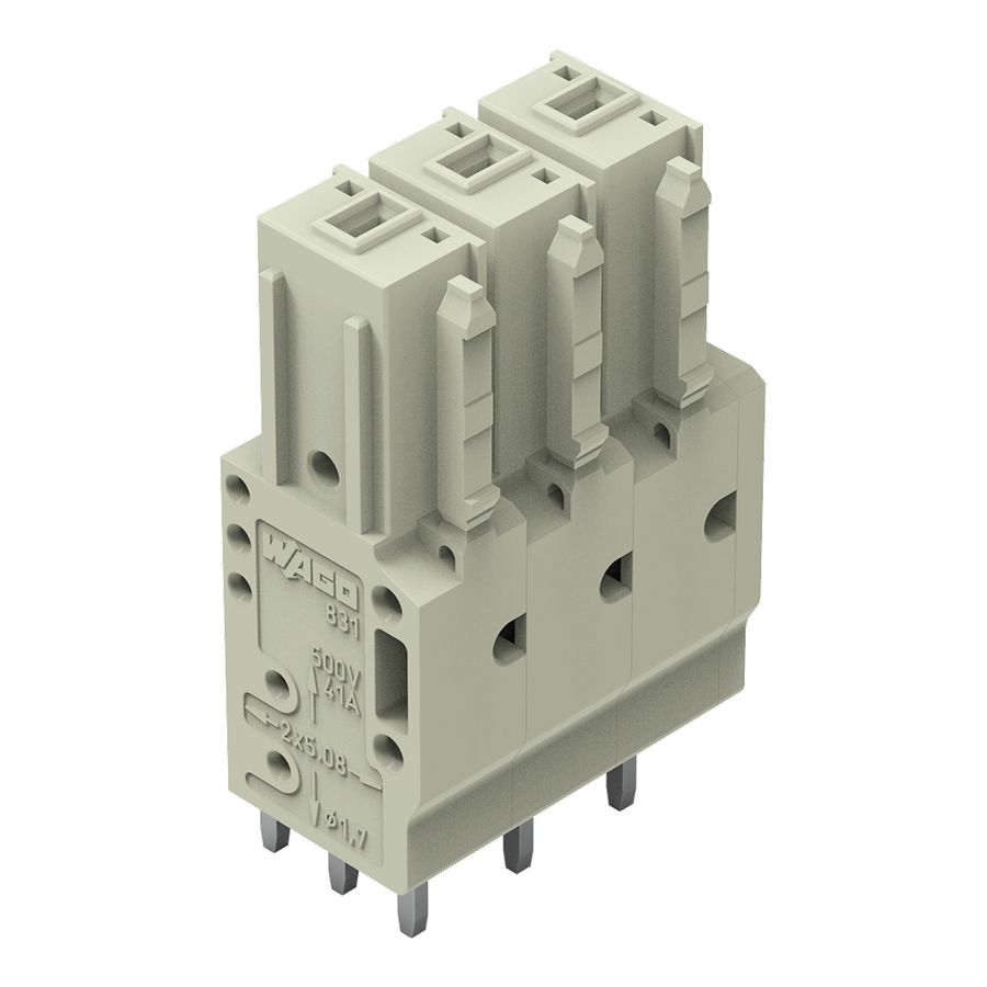 THT FE steker RE raster 7,62mm li.grijs 831-3503 VVE=24
