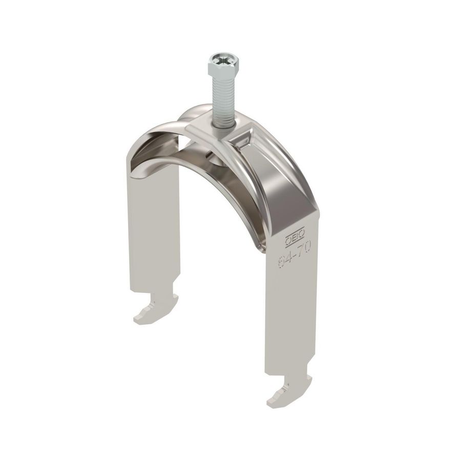 Beugelklem 2056 64-70mm RVS A4 1.4571 blank VVE=50