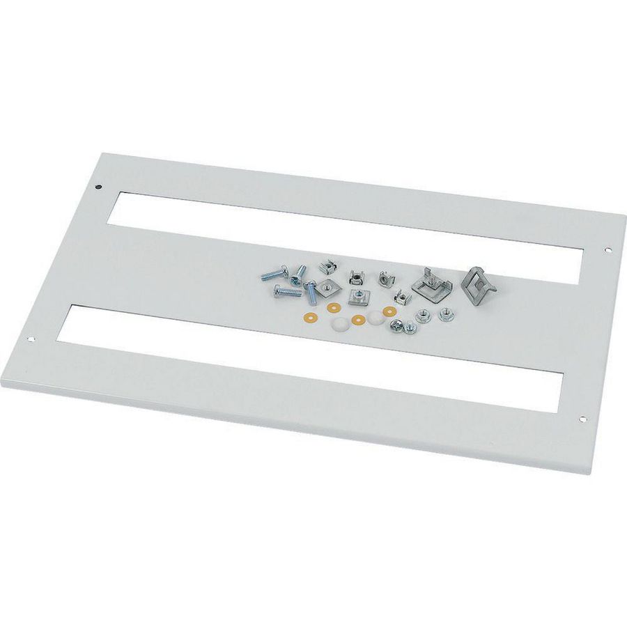 Frontplaat met opening DIN-rail HxB=200x1000mm