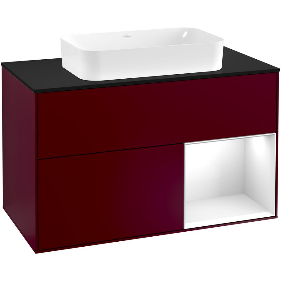 Wastafelonderkast Finion 1000x603x501mm Peony Matt Lacquer G252GFHB