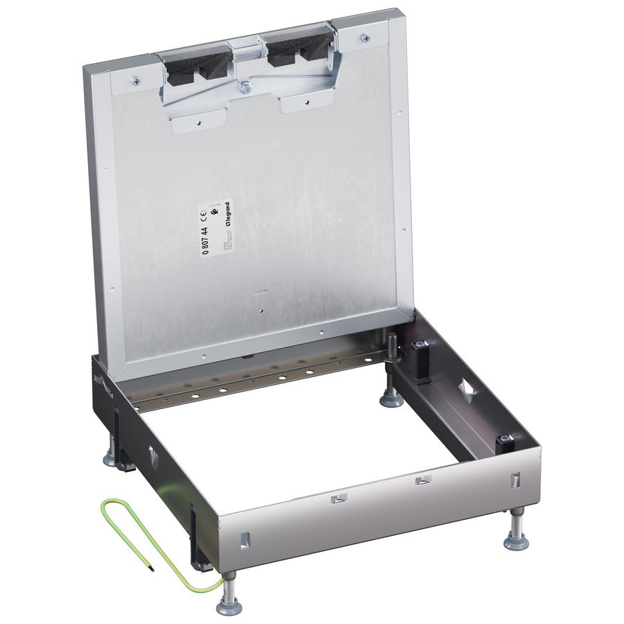 Dekselset metaal vierk.markeerr.+inbouwframe 16/24m inspecti