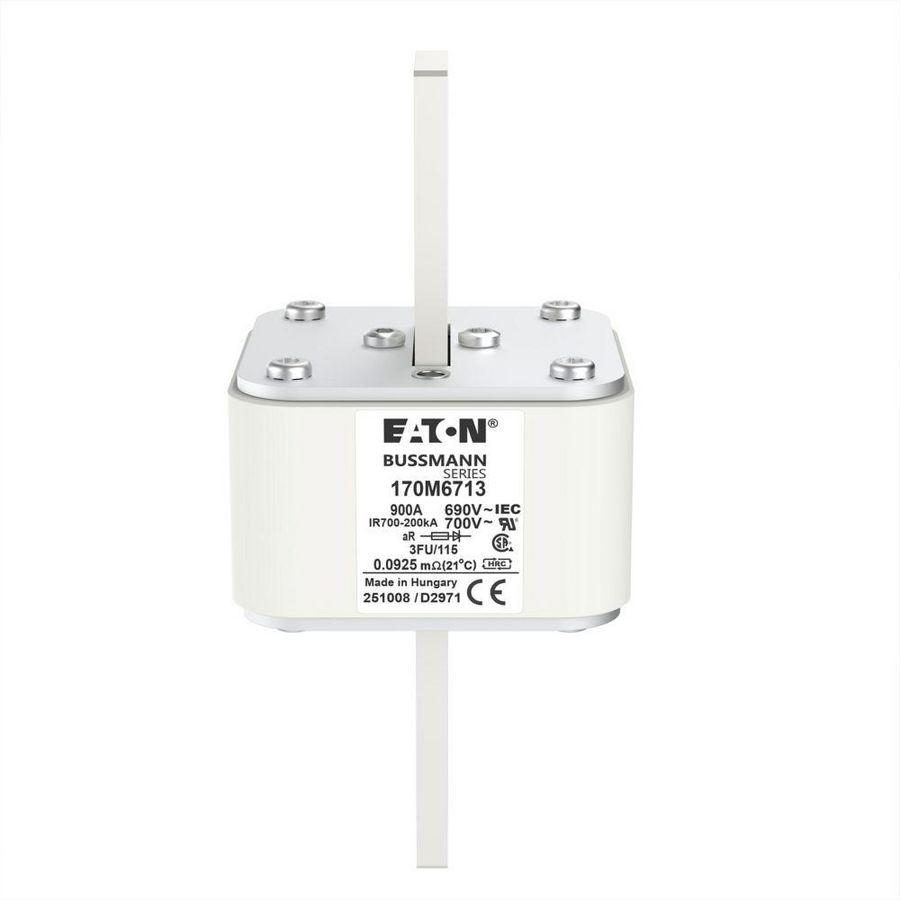 Zekering hoge snelheid 900A AC 690V 200kA size 3 67x92x15