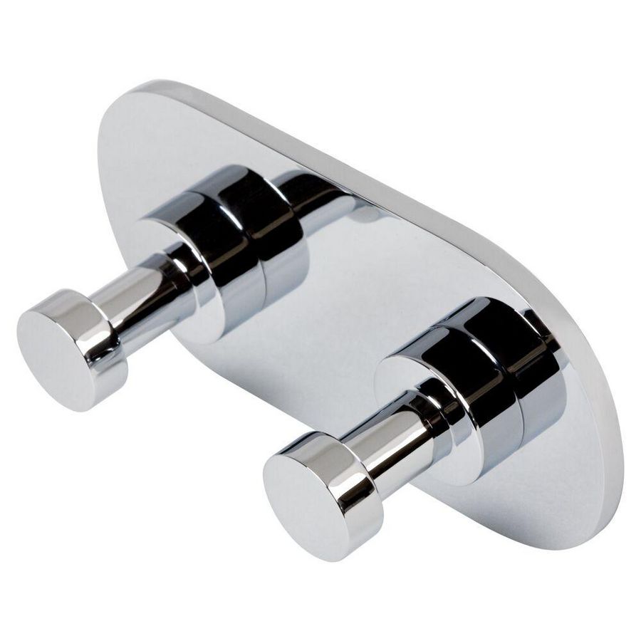 Wandhaak dubbel chroom NEMOX