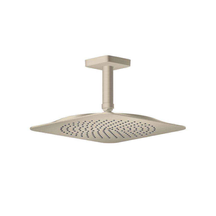 Hoofddouche 270/270 1 straalsoort EcoSmart+ met plafondaansluiting brushed nickel AXOR Citterio-C
