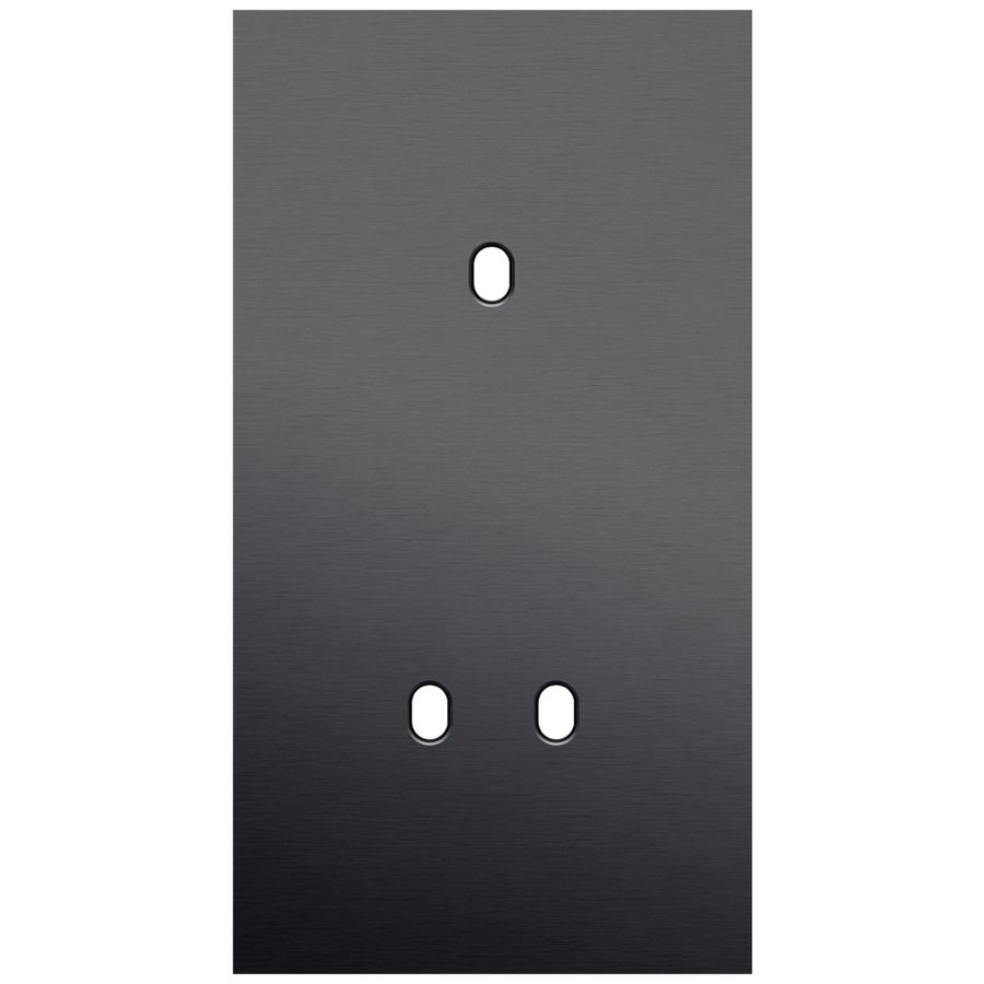 Tweevoudige afdekpl. verticaal 71mm centerafstand een enkelv