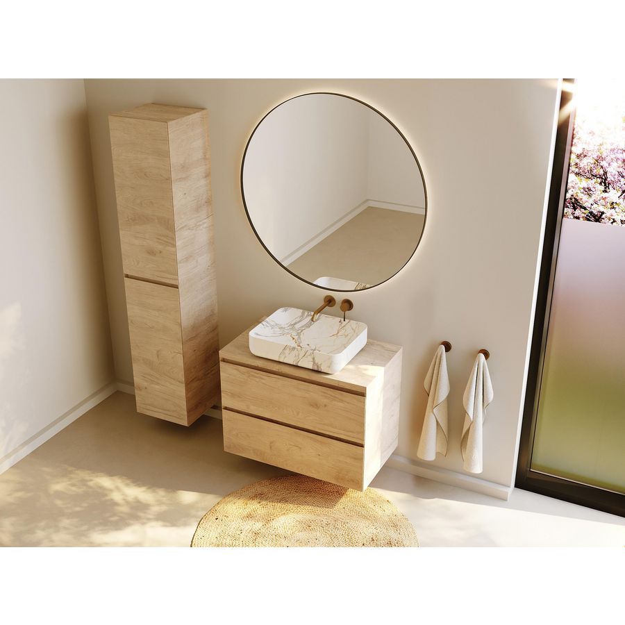 Counter Top+BC SPR-UP_46 80 +bowl Nature Oak